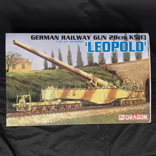 ドラゴン 1:35 ドイツ軍 28cm列車砲 レオポルド GERMAN RAILWAY GUN 28cm K5 E プラモデル