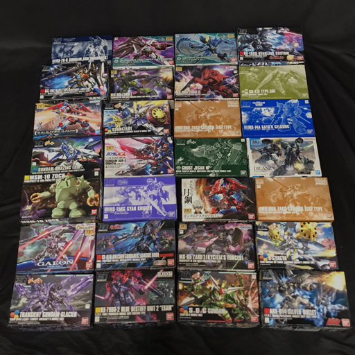 バンダイ HG 1:144 ガンダムアストレイノーネイム 他 ザクⅠデニム:スレンダー機 等 プラモデル 組立品 まとめ