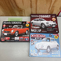 ホンダs800 アシェット 全国版 スバル360をつくる TOYOTA トヨタ2000GT 未組立